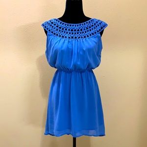 Umgee USA blue high low dress. Size: small